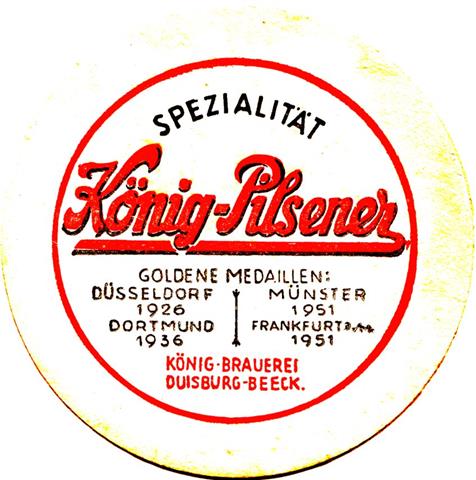 duisburg du-nw könig goldene 1ab (rund215-medaillen 1926 1936 1951 1951-schwarzrot)